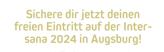 Neurolab Vital - 20 Eintrittskartengutscheine für die Messe Intersana 2024 in Augsburg