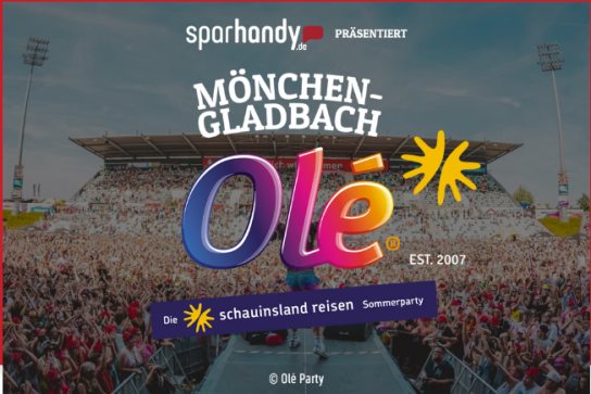 GANZGENAU - 1 x 2 VIP-Tickets für die Olé Party 2024 in Mönchengladbach