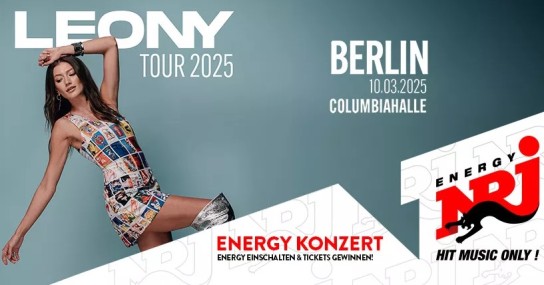 RADIO ENERGY - Gewinne Tickets für Leony - 10. März 2025 - in der Columbiahalle in Berlin!
