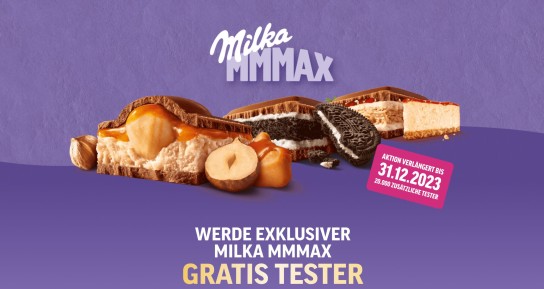 Milka MMMAX gratis testen