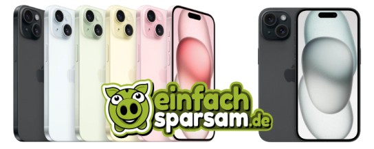 iPhone 15 Gewinnspiel Mai von Einfach-Sparsam.de