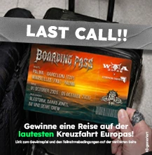 Gewinne eine Reise auf der lautesten Kreuzfahrt Europas!