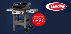 Barilla: täglich einen Weber Gasgrill im Wert von rund 500 € zu gewinnen! Barilla: täglich einen Weber Gasgrill im Wert von rund 500 € zu gewinnen!