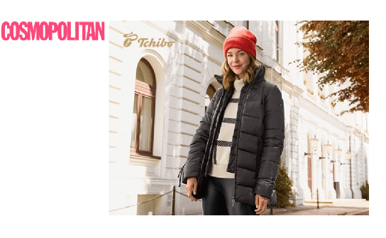 Cosmopolitan: ein Tchibo Gutschein im Wert von 100 € Cosmopolitan: ein Tchibo Gutschein im Wert von 100 €