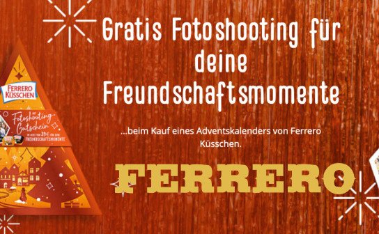 Ferrero Küsschen: ein Fotoshooting-Gutschein von studioline Ferrero Küsschen: ein Fotoshooting-Gutschein von studioline