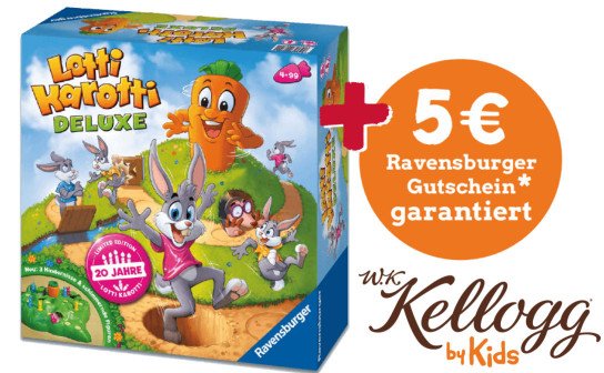 KELLOGG: täglich eine von 3 Lotti Karotti Jubiläumseditionen KELLOGG: täglich eine von 3 Lotti Karotti Jubiläumseditionen