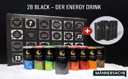 Männersache: einen von fünf 28 BLACK Adventskalendern 2021 gewinnen Männersache: einen von fünf 28 BLACK Adventskalendern 2021 gewinnen