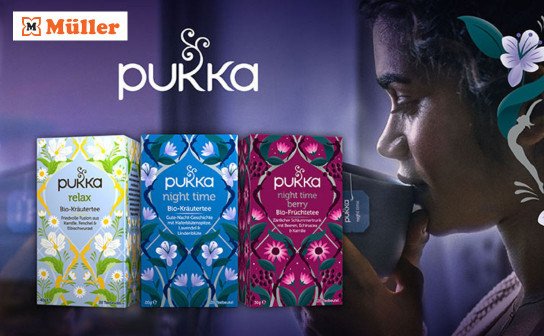 Müller: 5 Pukka Geschenksets werden verlost! Müller: 5 Pukka Geschenksets werden verlost!