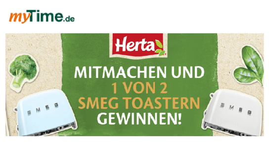 myTime: 2 Toaster von Smeg zu gewinnen myTime: 2 Toaster von Smeg zu gewinnen