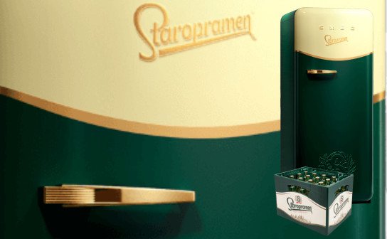 Staropramen: 12 x ein SMEG Kühlschrank inkl. 3 Kisten Bier Staropramen: 12 x ein SMEG Kühlschrank inkl. 3 Kisten Bier