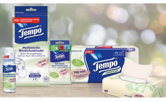 Tempo: 10 Hygienepacks werden verlost! Tempo: 10 Hygienepacks werden verlost!