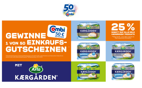 Combi: 50 Einkaufsgutscheine im Wert von jeweils 50 € Combi: 50 Einkaufsgutscheine im Wert von jeweils 50 €