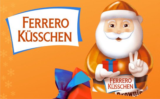 Ferrero Küsschen: jede Woche 167 x ein Küsschen Santa Brownie Style Ferrero Küsschen: jede Woche 167 x ein Küsschen Santa Brownie Style