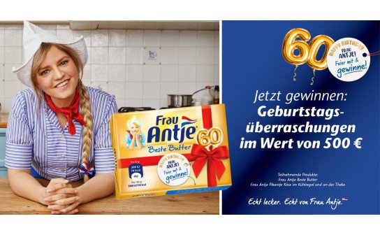 Frau Antje: 60 x 500 € Bargeld gewinnen Frau Antje: 60 x 500 € Bargeld gewinnen