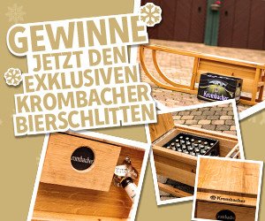 Krombacher: ein edler Schlitten inkl. JBL Brüllbox Krombacher: ein edler Schlitten inkl. JBL Brüllbox