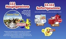 Haribo: 111 x Europa-Park Erlebnisaufenthalte & 11.111 Familien Sofortgewinne Haribo: 111 x Europa-Park Erlebnisaufenthalte & 11.111 Familien Sofortgewinne