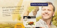 Sonnengewinne: 100 x Wein & Spargel Genuss-Pakete zu gewinnen! Sonnengewinne: 100 x Wein & Spargel Genuss-Pakete zu gewinnen!