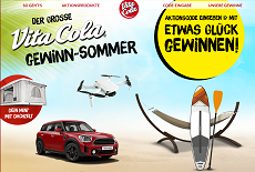 VITA COLA: 1 MINI Cooper Countryman und viele weitere Tagespreise zu gewinnen VITA COLA: 1 MINI Cooper Countryman und viele weitere Tagespreise zu gewinnen