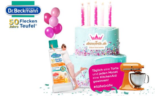 Dr. Beckmann: jeden Monat eine KitchenAid Küchenmaschine für ca. 580 € Dr. Beckmann: jeden Monat eine KitchenAid Küchenmaschine für ca. 580 €
