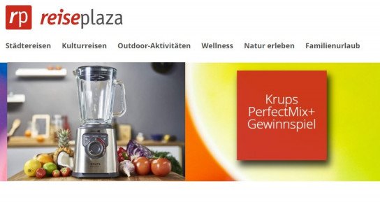 reiseplaza: Gewinnt einen Perfectmix+ Hochleistungsstandmixer von Krups reiseplaza: Gewinnt einen Perfectmix+ Hochleistungsstandmixer von Krups