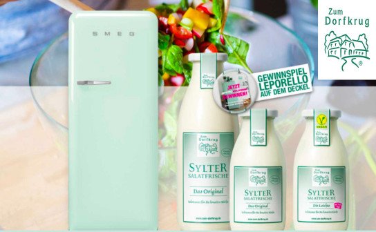 zum Dorfkrug: ein SMEG-Retro Kühlschrank im Wert von fast 1.500 € zum Dorfkrug: ein SMEG-Retro Kühlschrank im Wert von fast 1.500 €