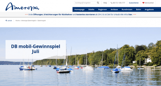 Ameropa: Reise nach Garmisch-Partenkirchen zu gewinnen Ameropa: Reise nach Garmisch-Partenkirchen zu gewinnen