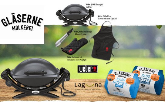 Gläserne Molkerei: 10 x ein Weber Elektrogrill im Gesamtwert von ca. 3.000 € Gläserne Molkerei: 10 x ein Weber Elektrogrill im Gesamtwert von ca. 3.000 €