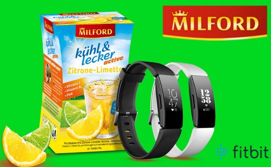 MILFORD: 111 x ein Fitbit Inspire HR Fitnesstracker MILFORD: 111 x ein Fitbit Inspire HR Fitnesstracker