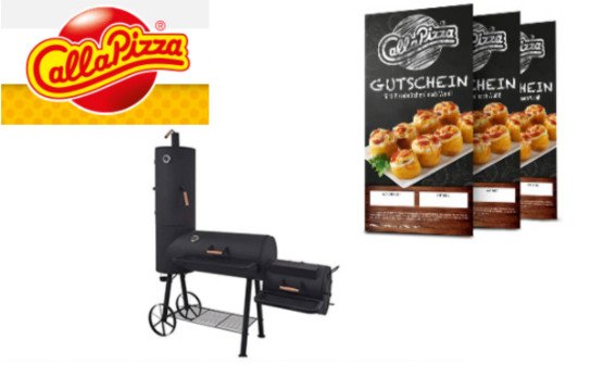 Call a Pizza: einen Smoker, 10 Fleischpakete & 19 Gutscheine zu gewinnen! Call a Pizza: einen Smoker, 10 Fleischpakete & 19 Gutscheine zu gewinnen!