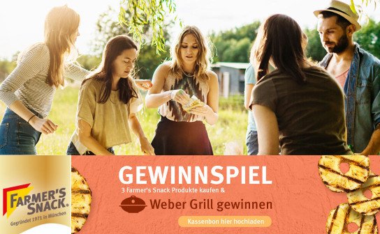 Farmer's Snack: 10 x ein Weber Gasgrill aus der Q-Serie Farmer's Snack: 10 x ein Weber Gasgrill aus der Q-Serie
