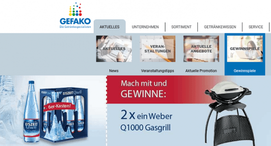 GEFAKO: 2 Weber Gasgrills zu gewinnen GEFAKO: 2 Weber Gasgrills zu gewinnen