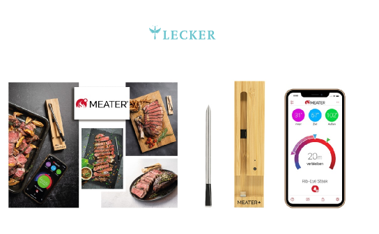 LECKER: 5 MEATER Fleischthermometer im Gesamtwert von fast 550 € LECKER: 5 MEATER Fleischthermometer im Gesamtwert von fast 550 €
