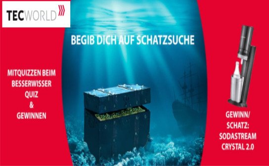 TECWORLD: gewinne einen SodaStream Wassersprudler! TECWORLD: gewinne einen SodaStream Wassersprudler!