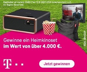 Telekom Deutschland GmbH: ein Outdoor-Heimkinoset im Wert von 4.000 € Telekom Deutschland GmbH: ein Outdoor-Heimkinoset im Wert von 4.000 €