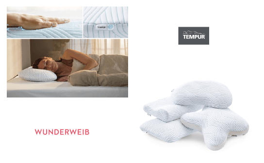 Wunderweib: Gewinne eines von 2 TEMPUR® SmartCool Schlafkissen im Gesamtwert von über 350 € Wunderweib: Gewinne eines von 2 TEMPUR® SmartCool Schlafkissen im Gesamtwert von über 350 €