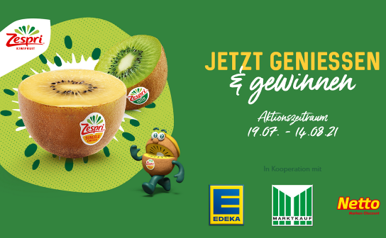 Zespri: 7 Citybikes von Kettler und 854 weitere Preise zu gewinnen Zespri: 7 Citybikes von Kettler und 854 weitere Preise zu gewinnen