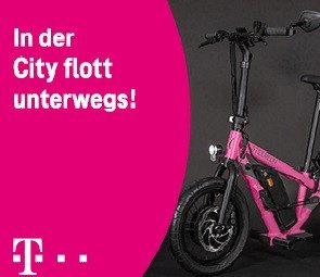 Deutsche Telekom: Gewinne einen STEEREON C25 Hybrid aus E-Bike und E-Scooter im Wert von über 3.400 € Deutsche Telekom: Gewinne einen STEEREON C25 Hybrid aus E-Bike und E-Scooter im Wert von über 3.400 €