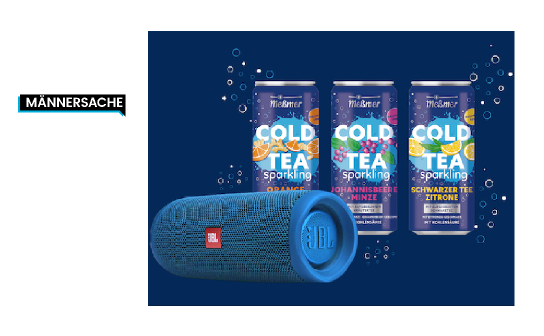 Männersache: 3 JBL Flip 5 Eco edition und Meßmer COLD TEA Pakete gewinnen Männersache: 3 JBL Flip 5 Eco edition und Meßmer COLD TEA Pakete gewinnen