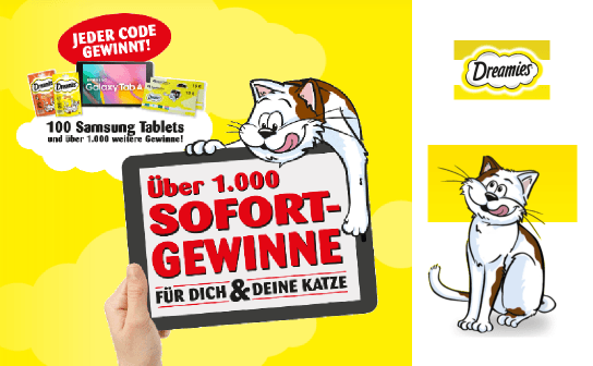DREAMIES: 100 Samsung Galaxy Tab 8.0 Tablets und mehr zu gewinnen DREAMIES: 100 Samsung Galaxy Tab 8.0 Tablets und mehr zu gewinnen