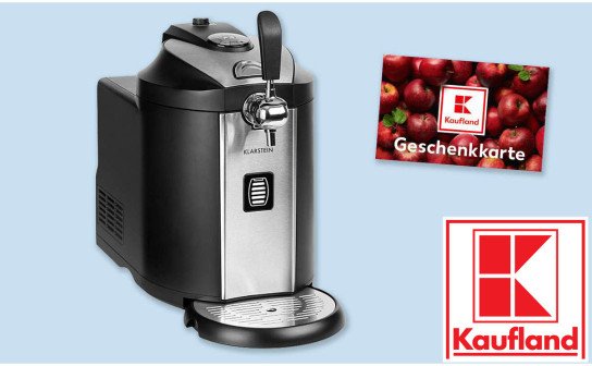 Kaufland: 20 x eine Klarstein Bierzapfanlage, 10 x 50 € Gutscheine Kaufland: 20 x eine Klarstein Bierzapfanlage, 10 x 50 € Gutscheine