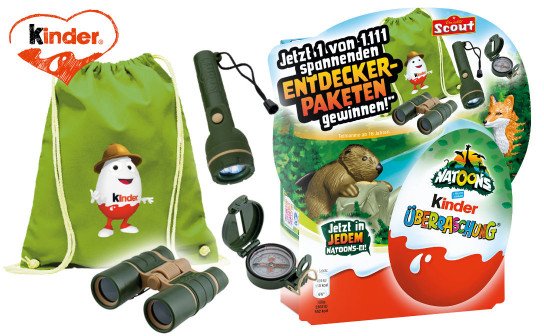 kinder: 1.111 x ein Entdeckerpaket mit Taschenlampe, Fernglas & Kompass kinder: 1.111 x ein Entdeckerpaket mit Taschenlampe, Fernglas & Kompass