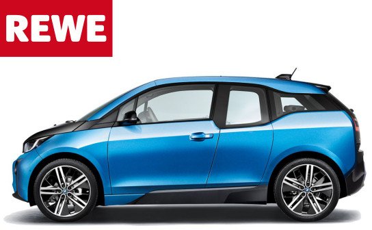 REWE: ein BMW i3 120 AH im Wert von über 48.000 € REWE: ein BMW i3 120 AH im Wert von über 48.000 €