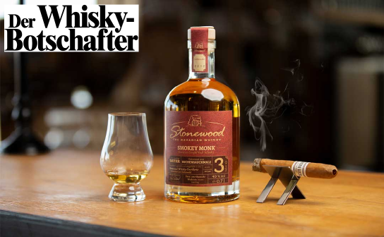 Der Whisky-Botschafter: 3 Flaschen Stonewood Smokey Monk im Wert von je 46 €