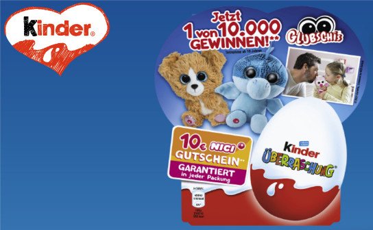 Ferrero & kinder: 10.000 x ein NICI GLUBSCHI