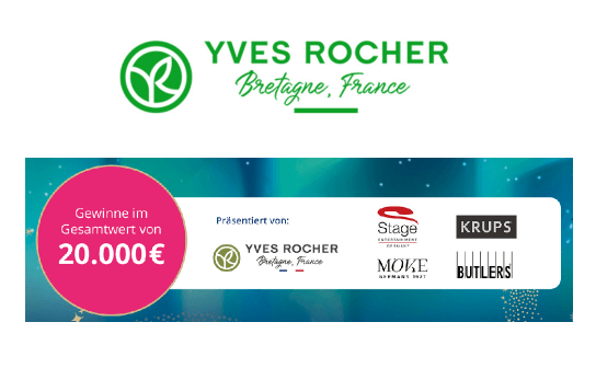 Yves Rocher: 10 x eine Musical-Reise, 5 x ein KRUPS Set und viele weitere Preise im Gesamtwert von 20.000 €