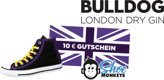 Bulldog: 111 x ein individueller Converse Sneaker, 10 € Schuhgutschein als Garantiegewinn!
