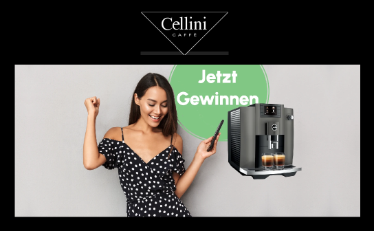 Cellini: verlost wird ein Premium-Vollautomat Jura E6 Dark Inox und viele weitere Preise