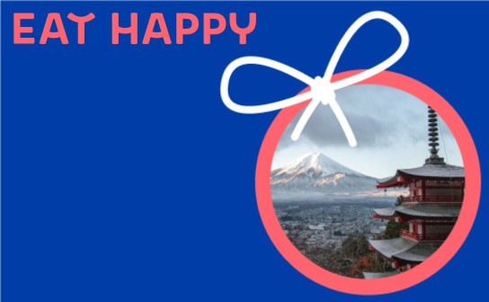 EAT HAPPY: einer Japan-Reise im Wert von 6.000 € und weitere Überraschungen im Adventskalender