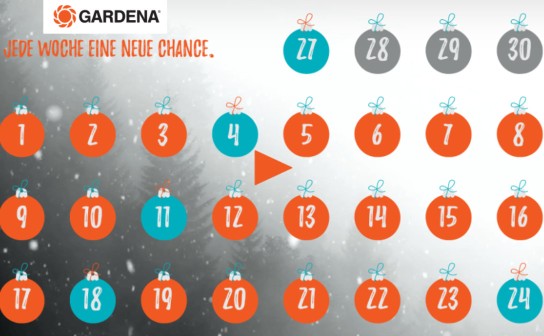 Gardena: jede Woche werden 6  Überraschungspakete verlost
