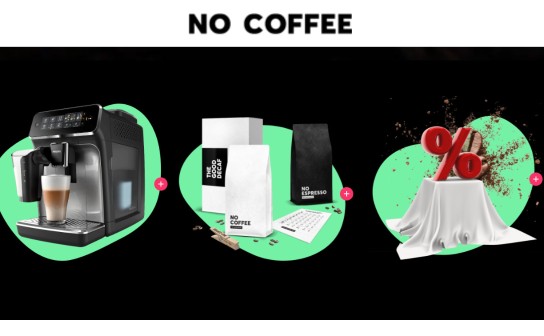 No Coffee: Gewinnpaket inkl. Vollautomat, Jahresvorrat No Coffee + Black Friday XXL-Rabatt wird verlost